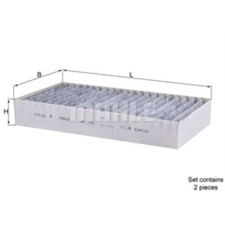 LAK 295/S Suodatin, matkustamon ilma KNECHT