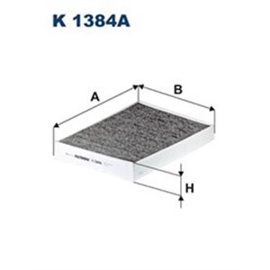 K 1384A Filter, cabin air FILTRON - Top1autovaruosad