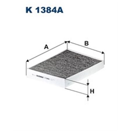 K 1384A Filter, kabin luft FILTRON