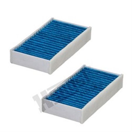 HENGST FILTER E3934LB-2 - Cabin filter anti-allergic, with activated carbon fits: BMW X3 (F25), X4 (F26) 1.6-3.0D 09.10-03.18