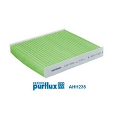 PURFLUX AHH238 - Cabin filter anti-allergic fits: VOLVO C30, C70 II, S40 II, V50 FORD FOCUS II 1.4-Electric 12.03-06.13