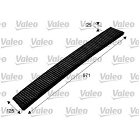 VALEO 698750 - Cabin filter with activated carbon fits: BMW 3 (E46), X3 (E83) 1.6-3.2 12.97-12.11