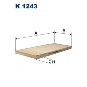 K 1243  Salongifilter FILTRON 