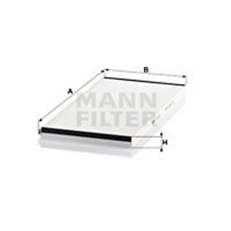 MANN-FILTER CU 6076 - Cabin filter fits: IVECO MAGELYS IRISBUS MAGELYS 08.08-