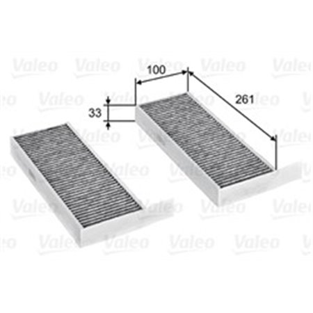 VALEO 715805 - Cabin filter with activated carbon fits: PEUGEOT 308 II, 508 II 1.2-2.0D 09.13-