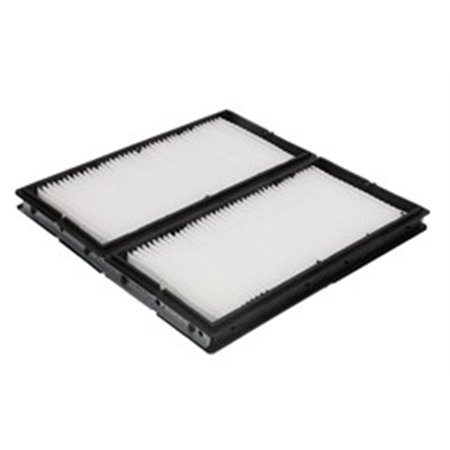 FLEETGUARD AF55734 - Cabin filter (197x201x19mm, pollen) fits: KOMATSU fits: KOMATSU D61EX-12, WA 1200-3, WA 1200-6, WA 420-3, W