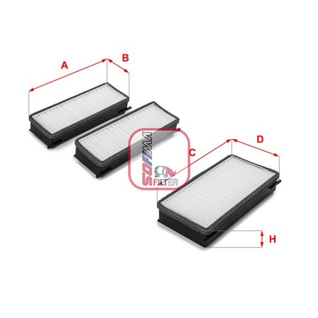 S 3070 C Suodatin, matkustamon ilma SOFIMA