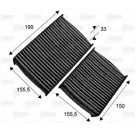 701007 Filter, cabin air VALEO