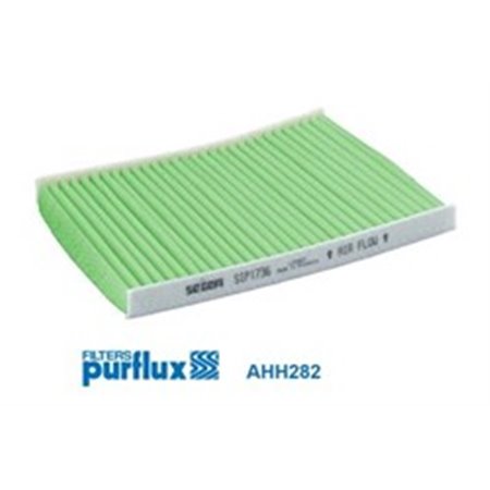 PURFLUX AHH282 - Cabin filter anti-allergic fits: FORD B-MAX, ECOSPORT, FIESTA VI, FIESTA VII, KA+ III, PUMA, TOURNEO COURIER B4
