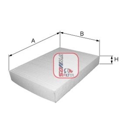 S 3113 C Suodatin, matkustamon ilma SOFIMA