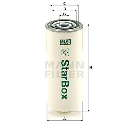 LB 962/22 Air filter (compressed air oil separation) fits: AGRO