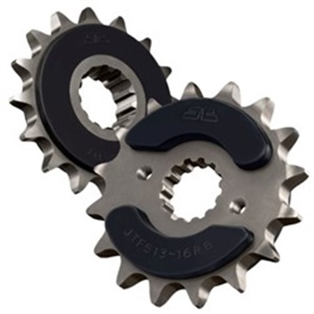 JTF1591,16RB Front gear steel, chain type: 525, number of teeth: 16, with vibr