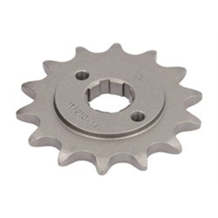 JTF270,14 Front gear steel, chain type: 520, number of teeth: 14 fits: DERB