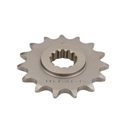 JTF1581,15 Front gear steel, chain type: 520, number of teeth: 15