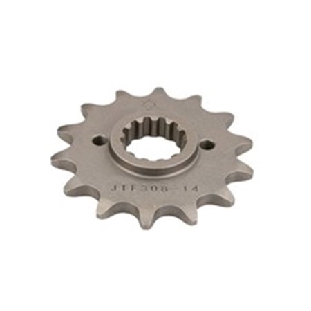 JTF308,14 Front gear steel, chain type: 520, number of teeth: 14 fits: APRI