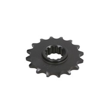 SUNF411-16 Front gear steel, chain type: 525, number of teeth: 16 fits: HOND