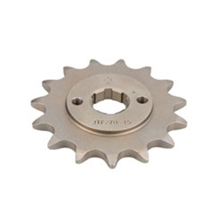 JTF270,15 Front gear steel, chain type: 520, number of teeth: 15 fits: HOND