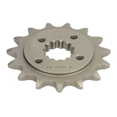 JTF1309,15 Front gear steel, chain type: 520, number of teeth: 15 fits: HOND