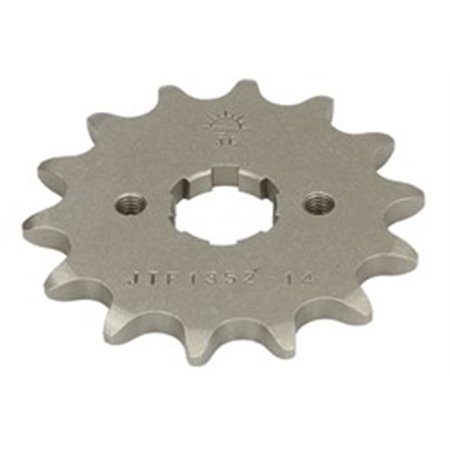 JTF1352,14 Front gear steel, chain type: 520, number of teeth: 14 fits: HOND