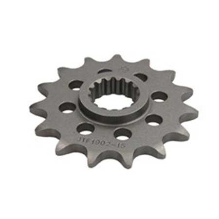 JTF1902,15 Front gear steel, chain type: 520, number of teeth: 15 fits: HUSQ