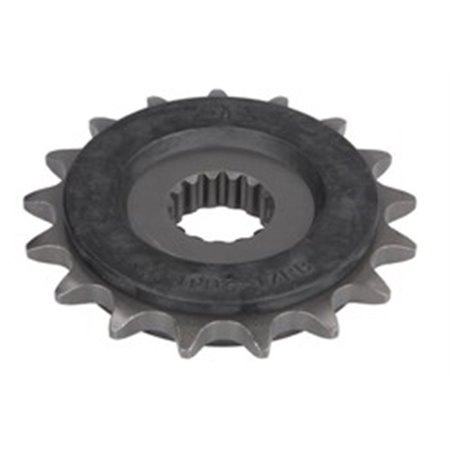 JTF1902,17RB Front gear steel, chain type: 520, number of teeth: 17, with vibr