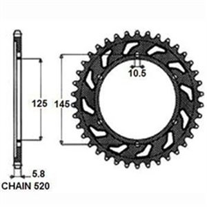 SUNR1-3541-48 Цепное колесо SUNSTAR  - Top1autovaruosad