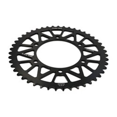 JTA486,47BLK Rear gear aluminium, chain type: 520, number of teeth: 47 (black)