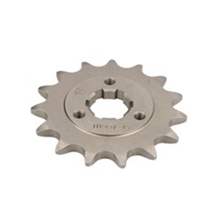 JTF437,15 Front gear steel, chain type: 520, number of teeth: 15 fits: SUZU
