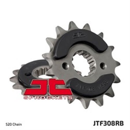 JTF308,16 Front gear steel, chain type: 520, number of teeth: 16 fits: APRI