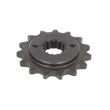 SUNF407-15 Front gear steel, chain type: 525, number of teeth: 15 fits: HOND