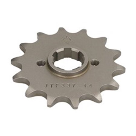 JTF337,14 Front gear steel, chain type: 520, number of teeth: 14 fits: HOND