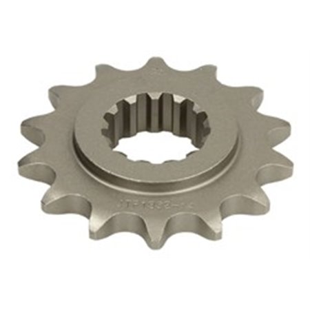 JTF1332,14 Front gear steel, chain type: 525, number of teeth: 14 fits: HOND