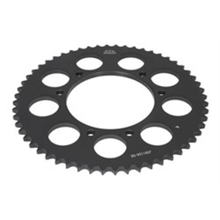 JTR1134,56 Rear gear steel, chain type: 428, number of teeth: 56 fits: DERBI