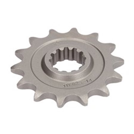 JTF823,14 Front gear steel, chain type: 520, number of teeth: 14 fits: HUSA