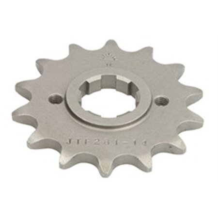 JTF281,14 Front gear steel, chain type: 520, number of teeth: 14 fits: HOND