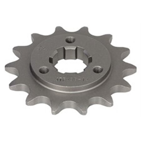 JTF438,14 Front gear steel, chain type: 520, number of teeth: 14 fits: SUZU