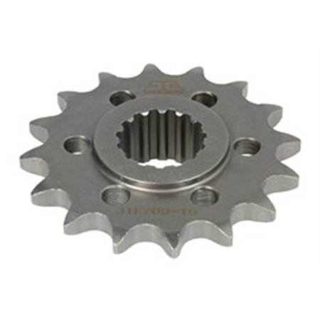 JTF709,16 Front gear steel, chain type: 525, number of teeth: 16 fits: APRI