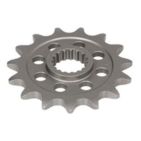 JTF1441,15 Front gear steel, chain type: 520, number of teeth: 15 fits: SUZU