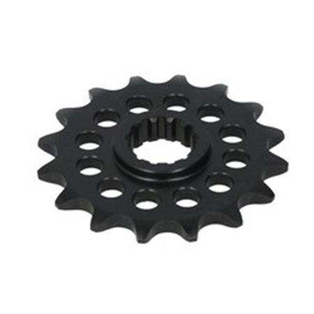 SUNF394-16 Front gear steel, chain type: 520, number of teeth: 16 fits: YAMA
