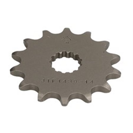 JTF1439,14 Front gear steel, chain type: 520, number of teeth: 14 fits: SUZU