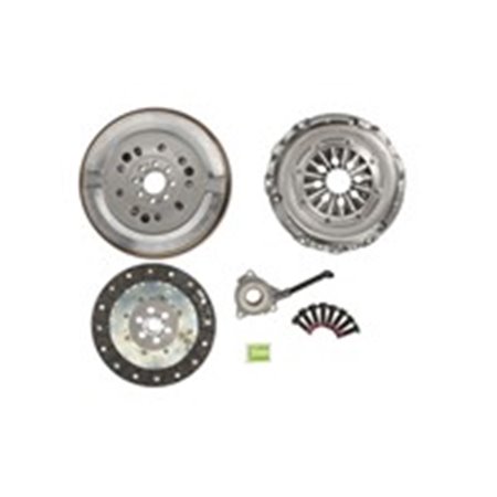 VAL837321  Clutch kit with dual mass flywheel and bearing VALEO 