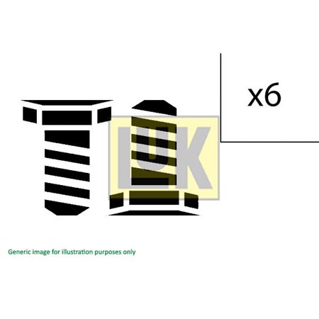 411 0233 10 Комплект болтов, маховик Schaeffler LuK