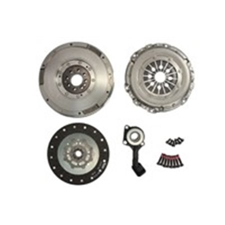 VAL837320  Clutch kit with dual mass flywheel and bearing VALEO 