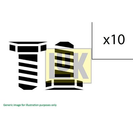 411 0133 12 Комплект болтов, маховик Schaeffler LuK