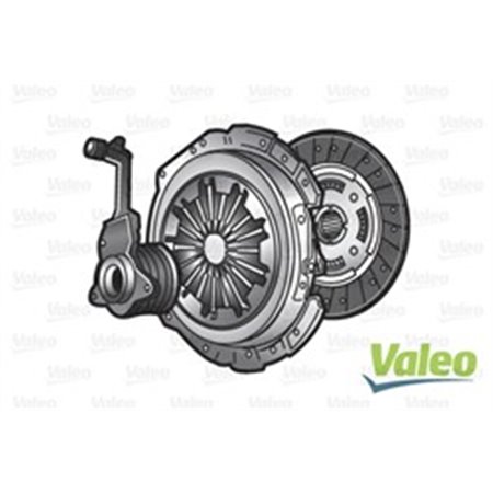 VAL834092  Clutch kit with hydraulic bearing VALEO 