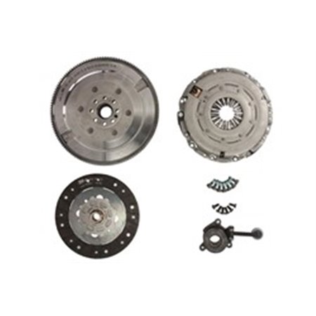 VAL837431  Clutch kit with dual mass flywheel and pneumatic bearing VALEO 