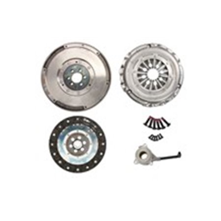 VAL837405  Clutch kit with dual mass flywheel and bearing VALEO 