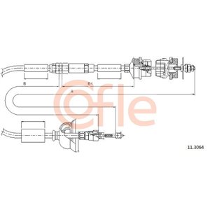 1 13064  Clutch release fork repair kit D - Top1autovaruosad