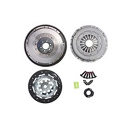 VAL837073  Clutch kit with dual mass flywheel and bearing VALEO 