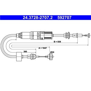 24.3728-2707.2 Tross,sidurikasutus ATE - Top1autovaruosad